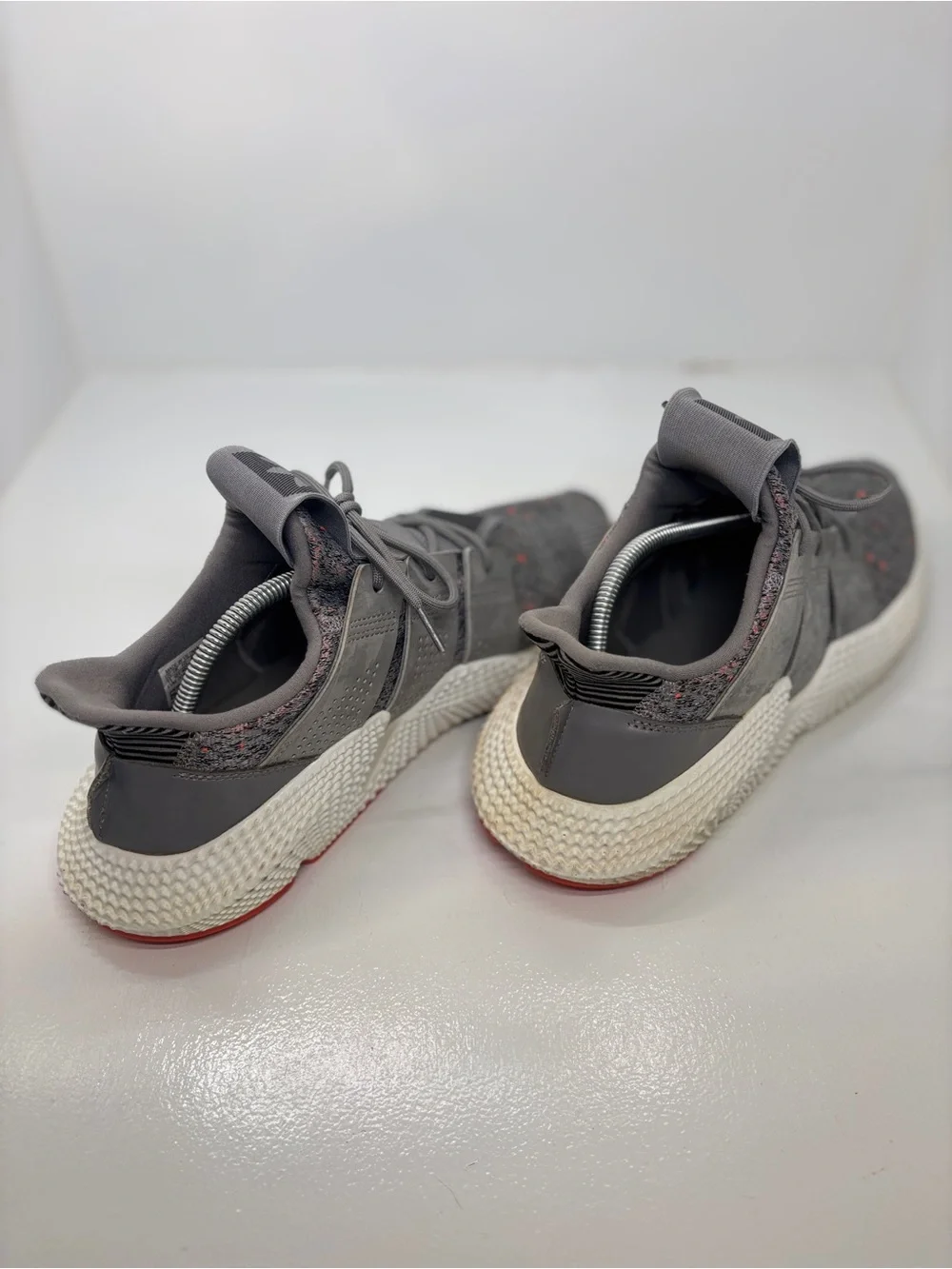 adidas Prophere Gray Knit Sneakers Men’s 11 CQ3023 Casual Athletic Shoes